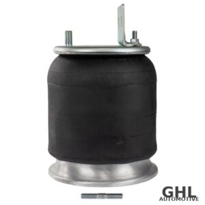 World American WA01-9781C Rolling Lobe Air Spring with Aluminum Base – Replaces Goodyear 1R12-603